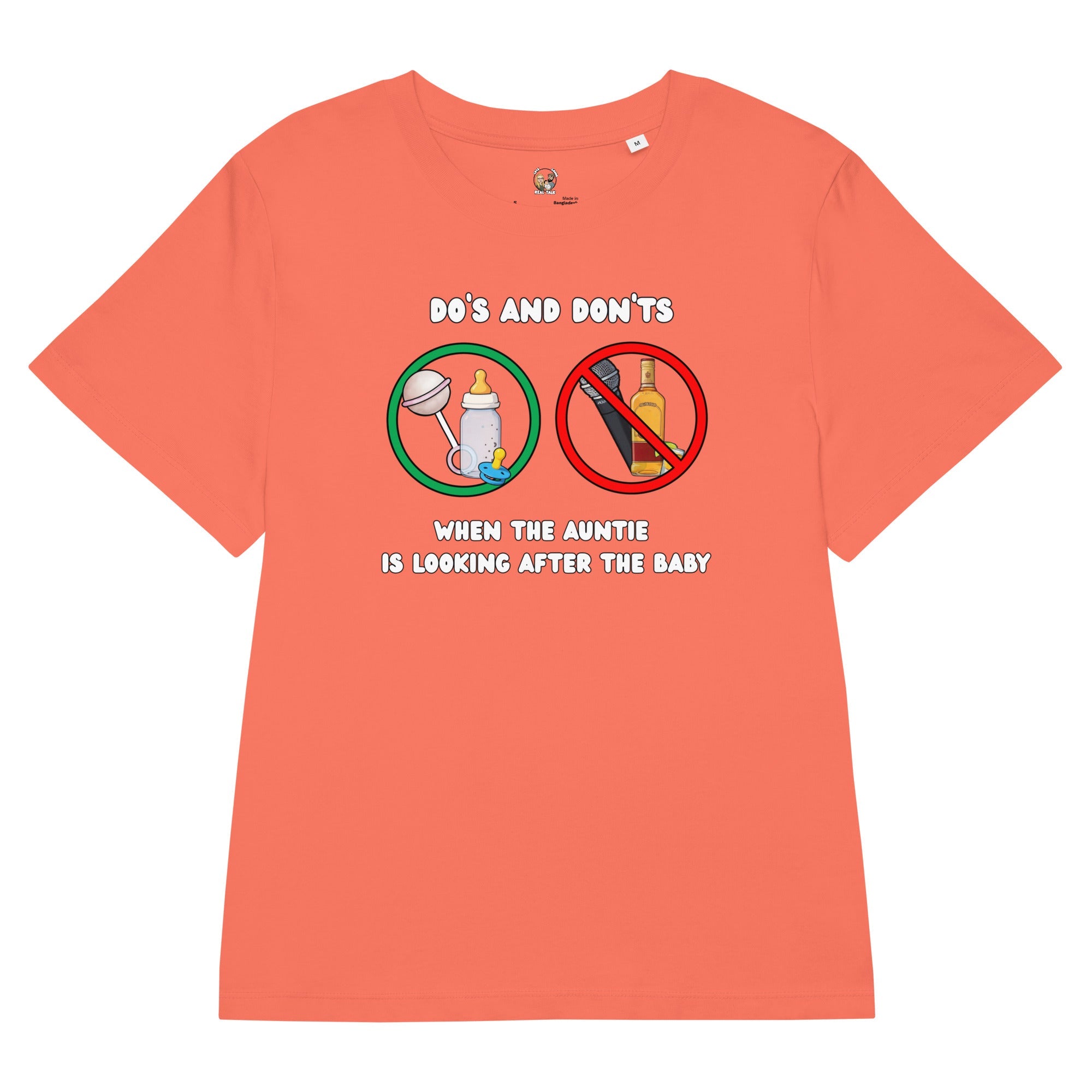 From Shots to Swaddles Organic Cotton Women's T-Shirt - Real TalkT-SHIRT