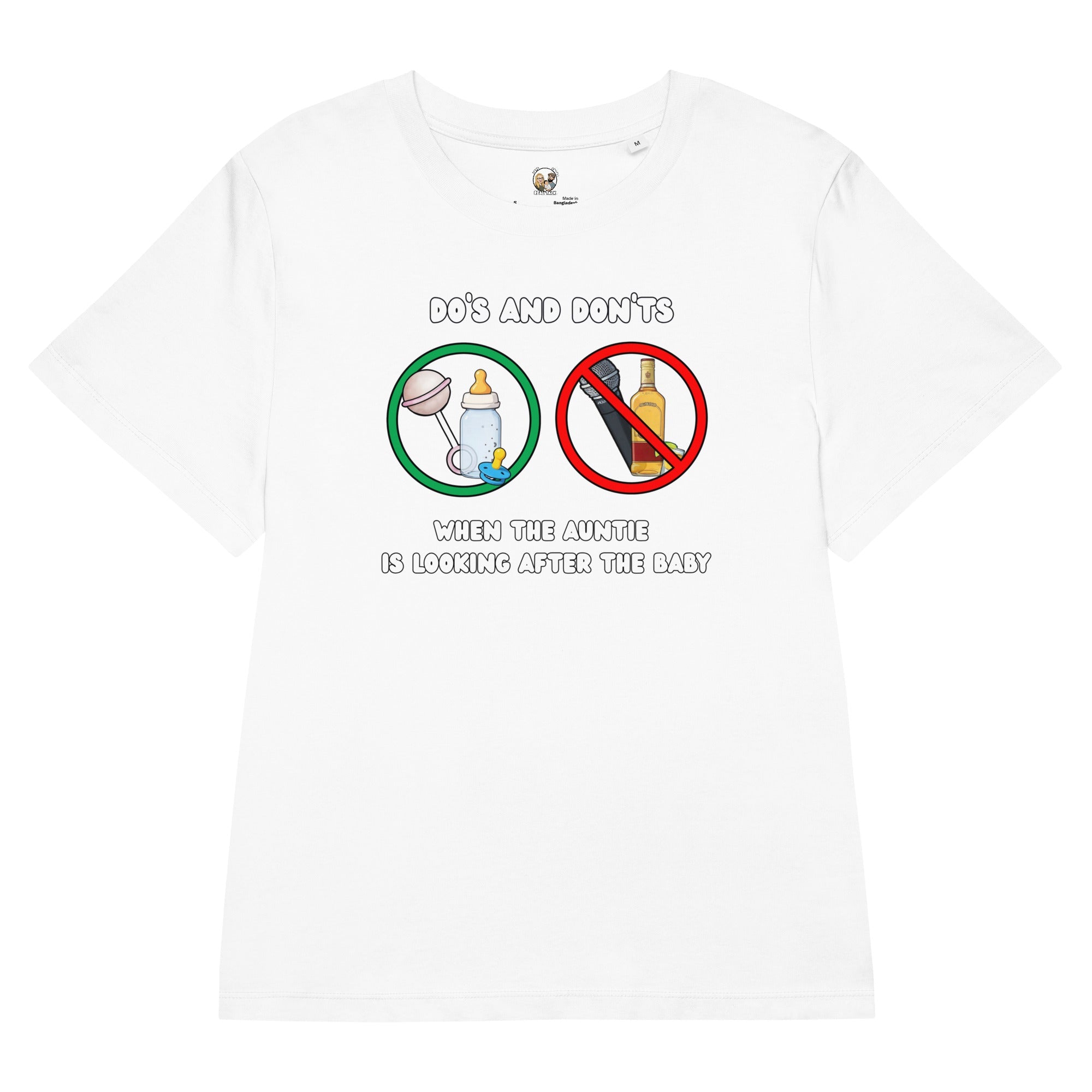 From Shots to Swaddles Organic Cotton Women's T-Shirt - Real TalkT-SHIRT