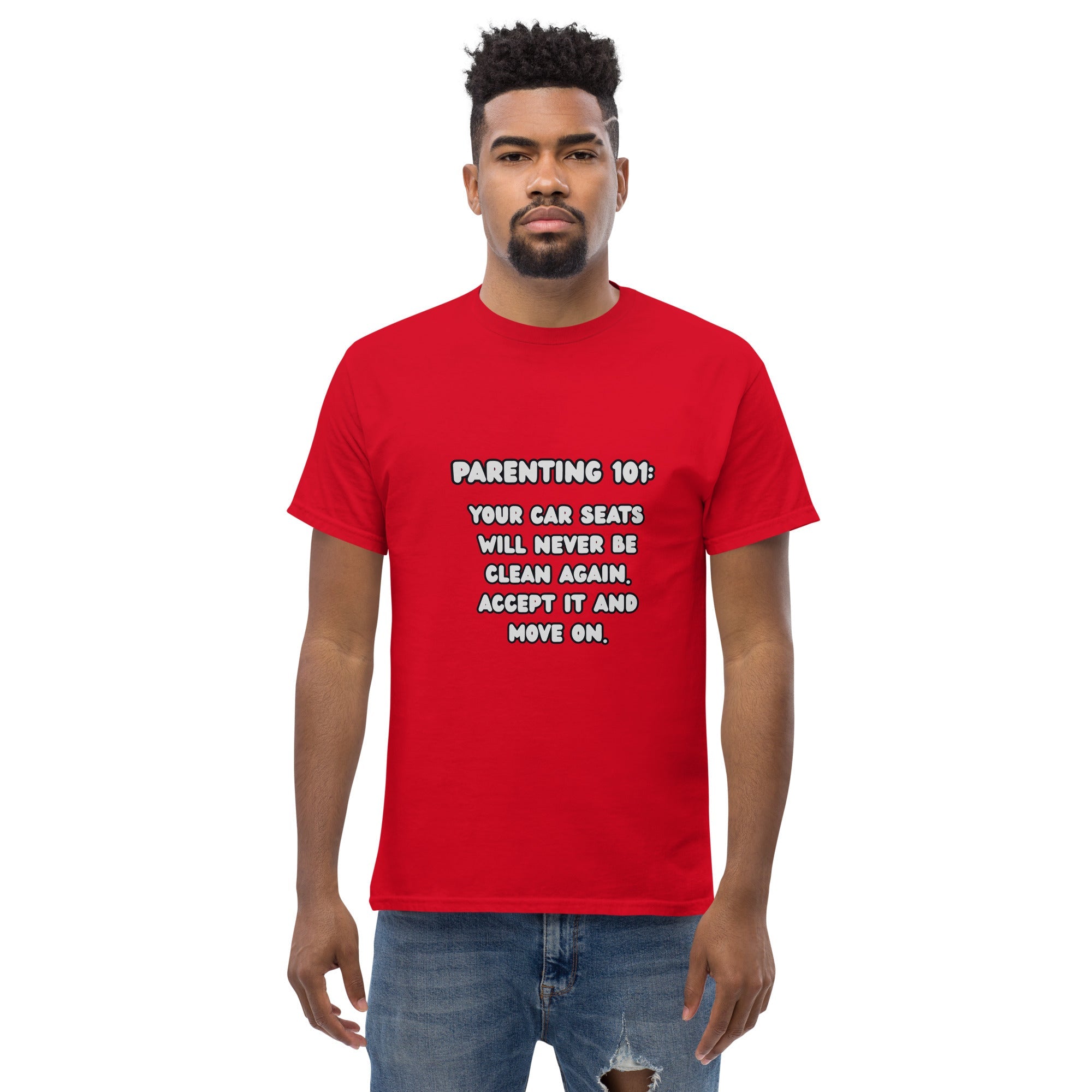 Parenting 101 Funny Cotton Unisex T-Shirt - Real TalkT-SHIRT