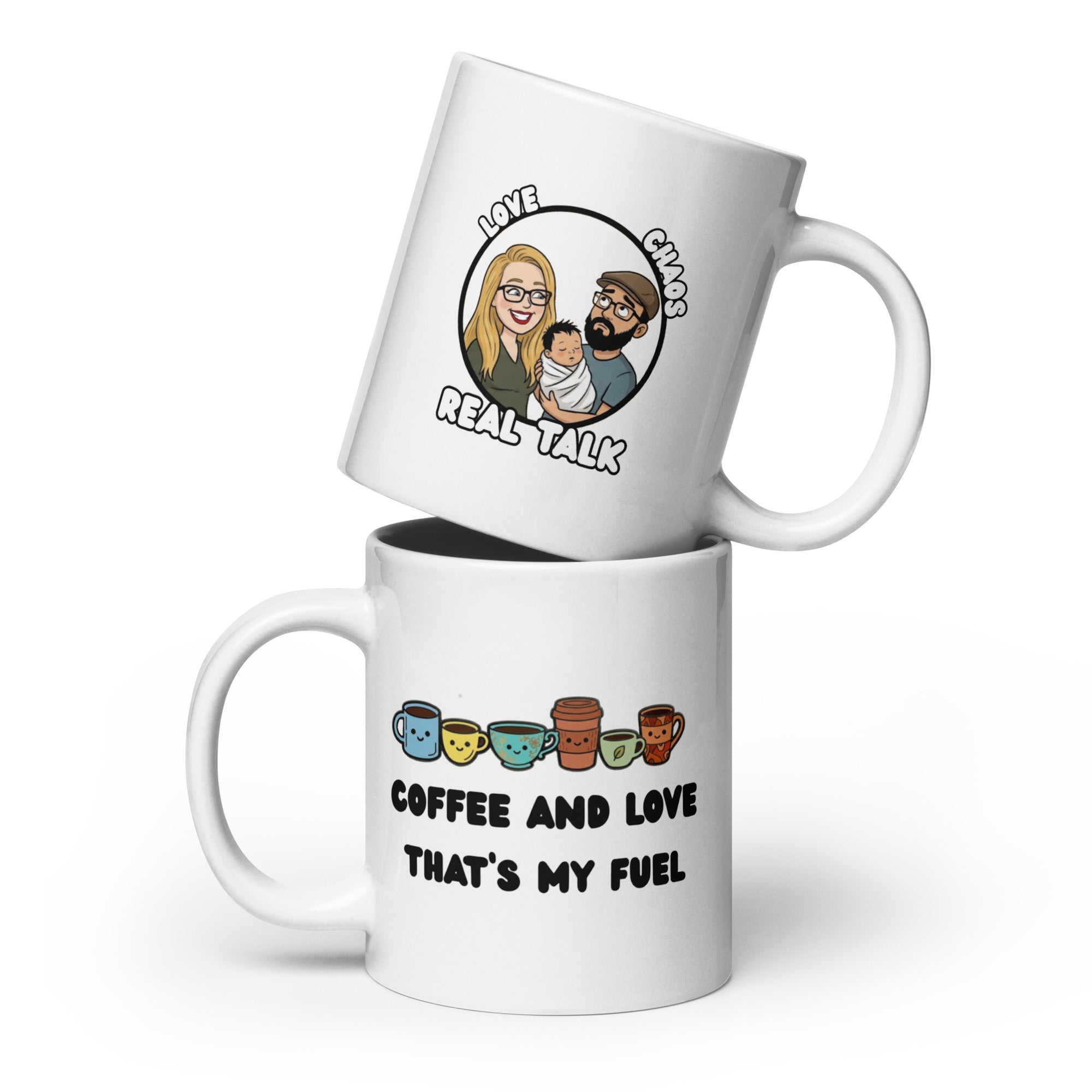 The Coffee and Love "Fuel Up" Ceramic Mug - Real TalkMugs